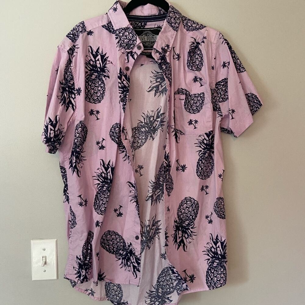Five Points Button Up